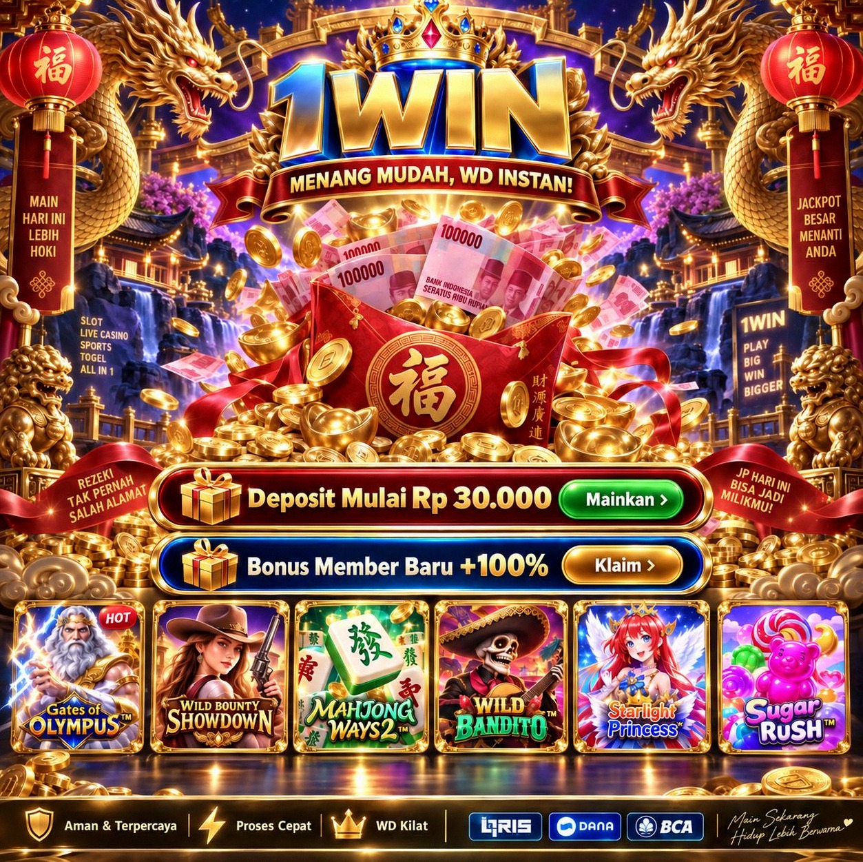 1WIN - Login Daftar Aman