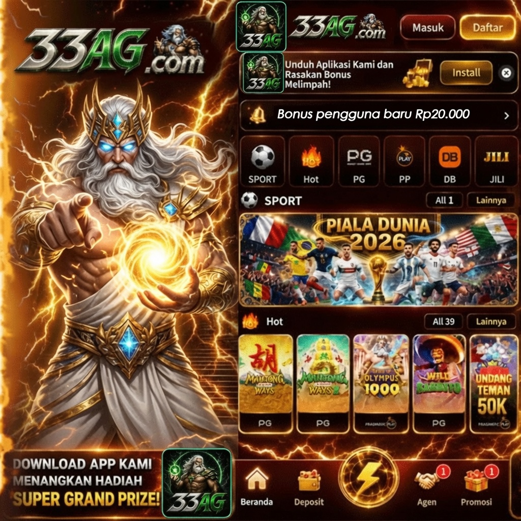33AG - Situs Resmi 33ag Download & Daftar Terbaru